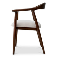 Scaun dining Beale, finisaj maro clasic, Sentier crem