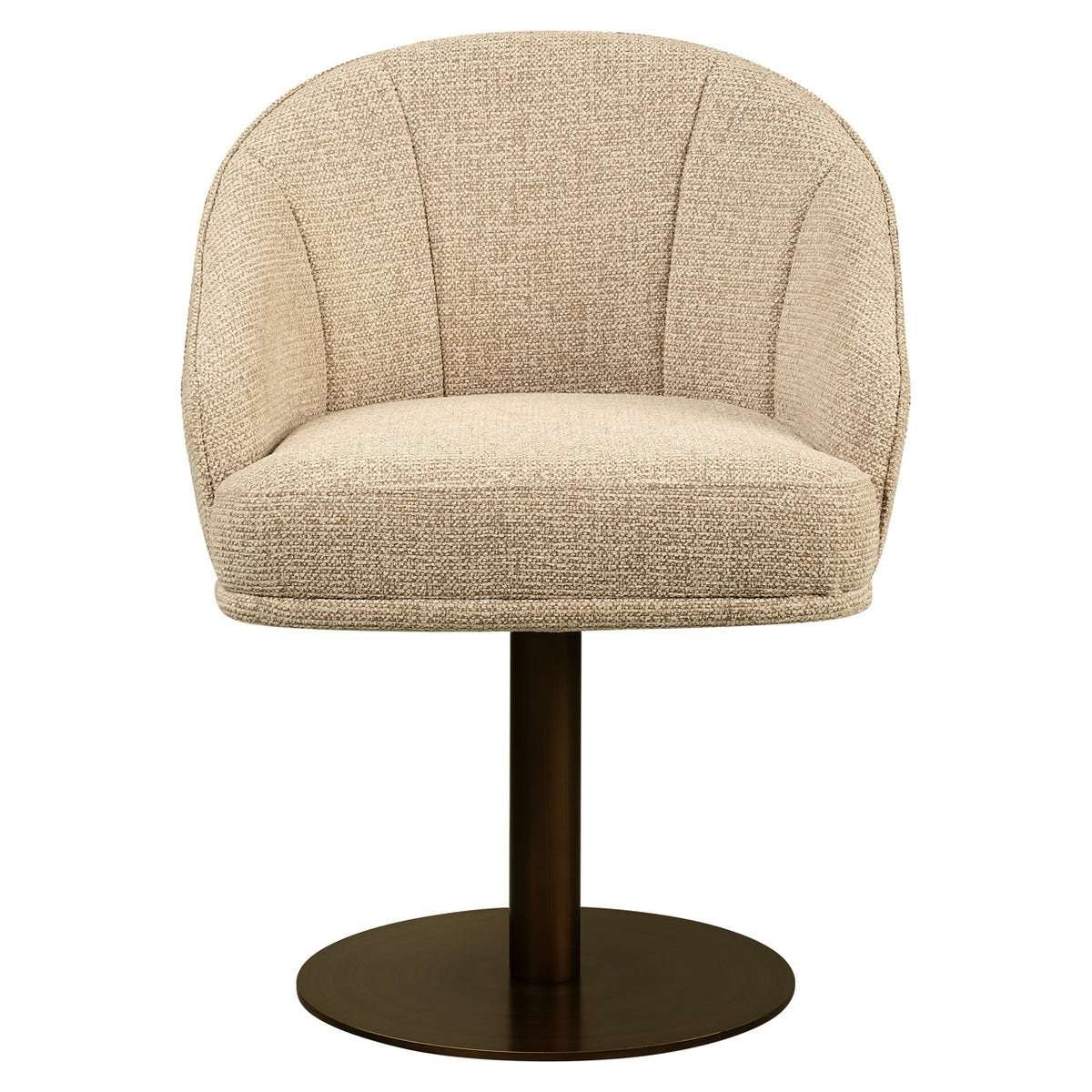 Scaun dining Beverly, fancy natural, rotativ