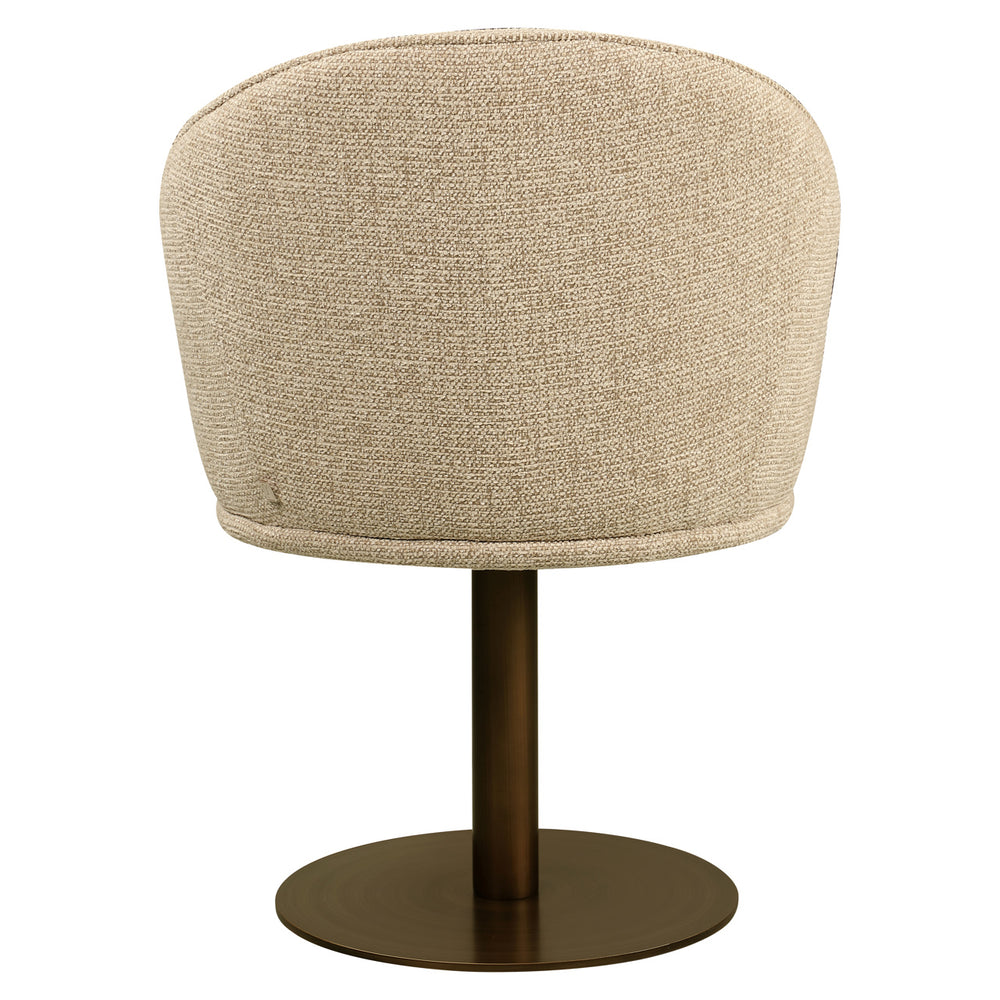 Scaun dining Beverly, fancy natural, rotativ