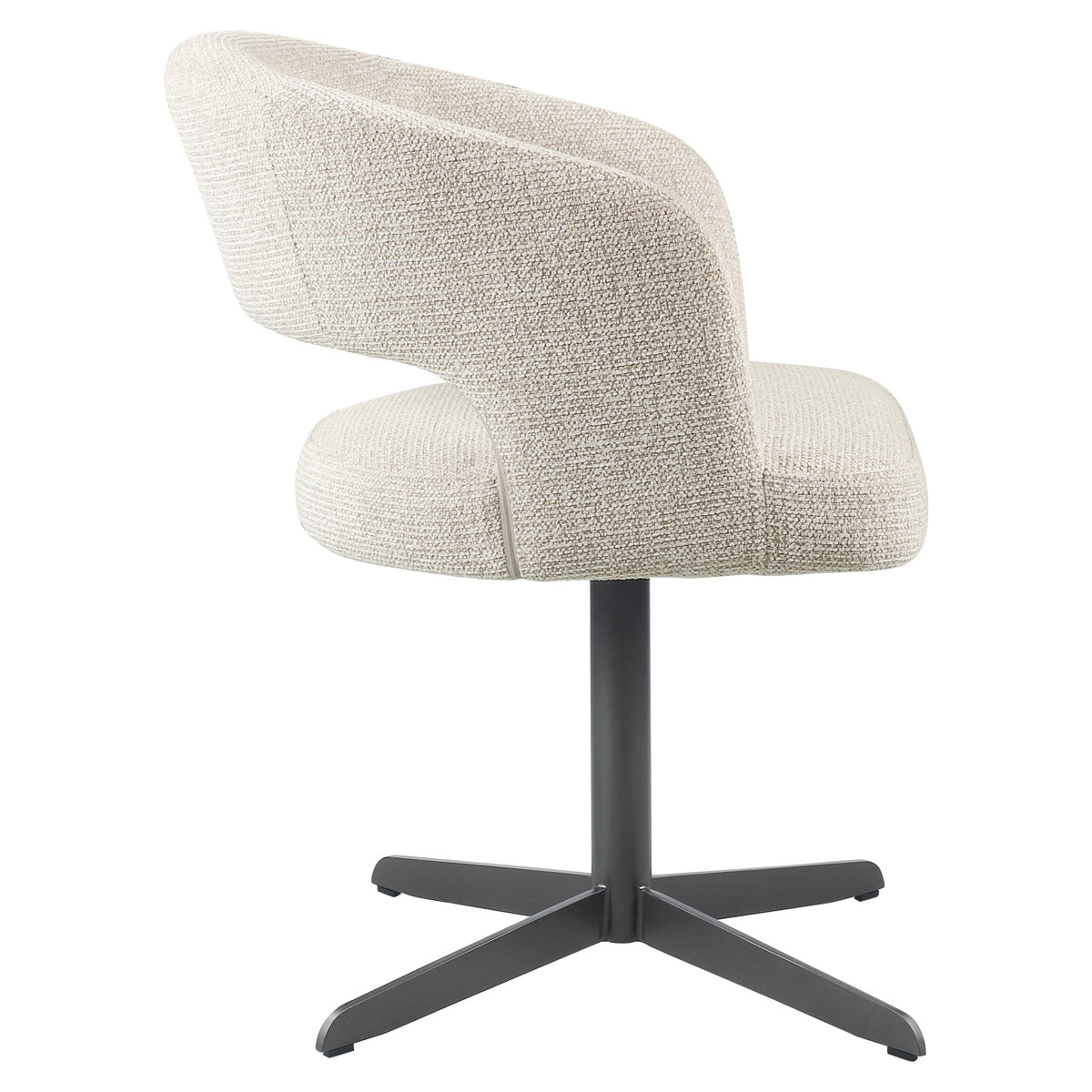 Scaun dining Blanca, natural fancy, ignifug