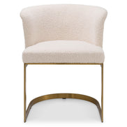 Scaun dining Bofinger, bouclé crem