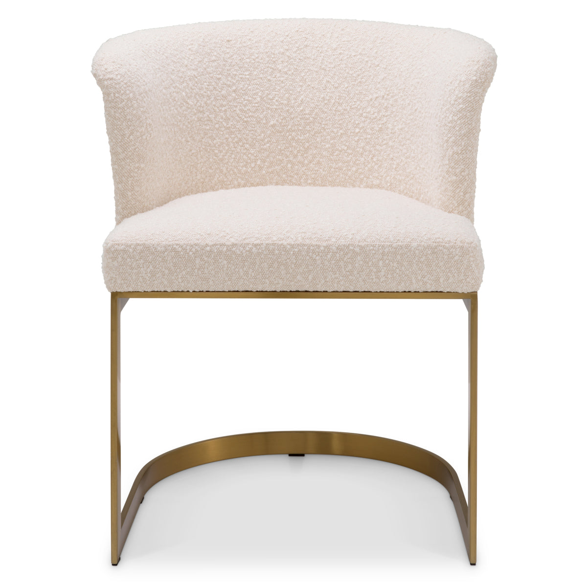 Scaun dining Bofinger, bouclé crem
