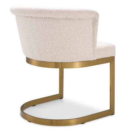 Scaun dining Bofinger, bouclé crem