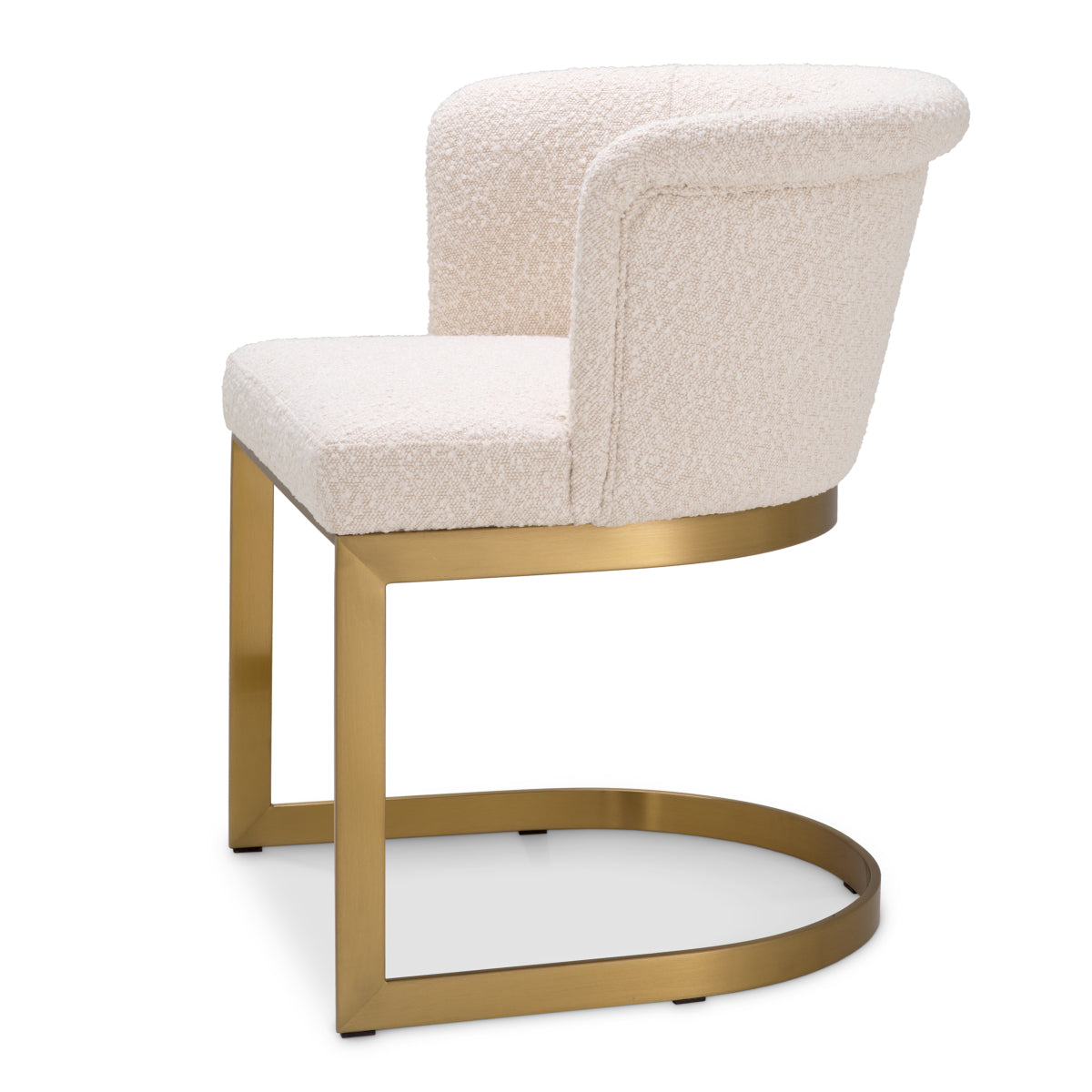 Scaun dining Bofinger, bouclé crem