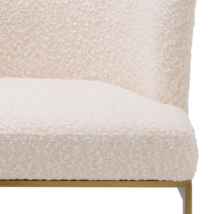 Scaun dining Bofinger, bouclé crem