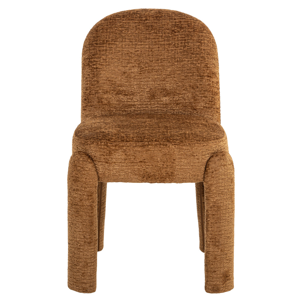 Scaun dining Brandi, cognac fusion (set de 2)