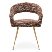 Scaun dining Bravo, bouclé Sonata roșu