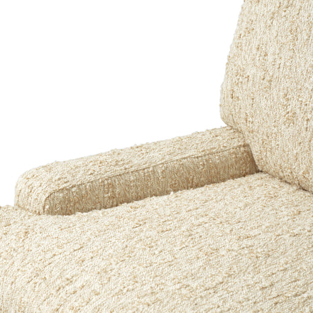 Scaun dining Bromley cu brațe, finisaj negru, Arden natural
