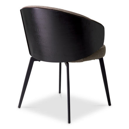 Scaun dining Camerota, Scalea gri