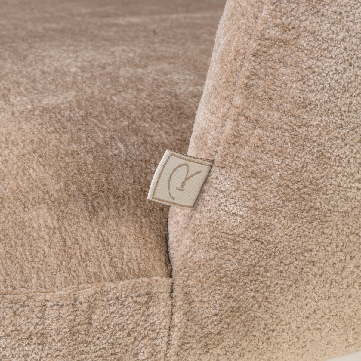 Scaun dining Cassi, soft nisip, rotativ