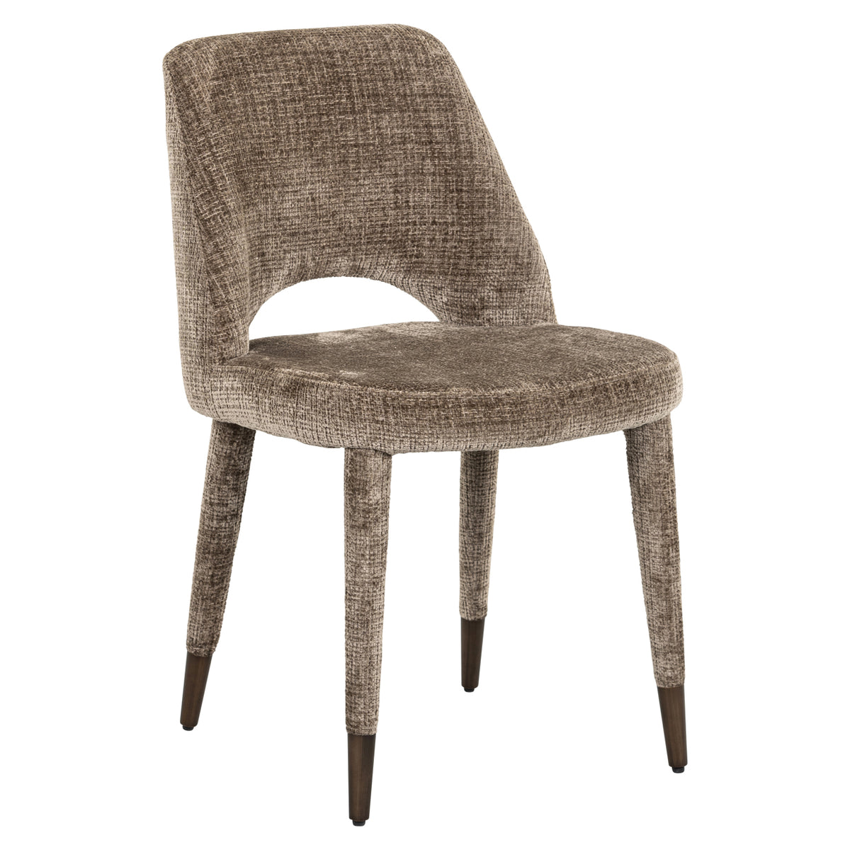 Scaun dining Cecilia, niagara stone (set de 2), ignifug