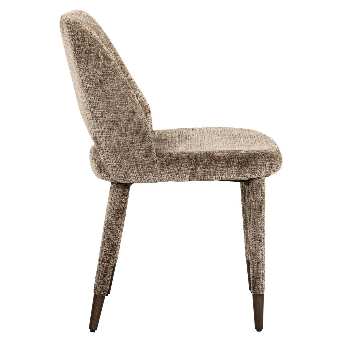 Scaun dining Cecilia, niagara stone (set de 2), ignifug