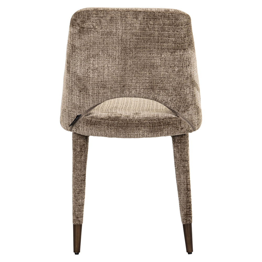 Scaun dining Cecilia, niagara stone (set de 2), ignifug