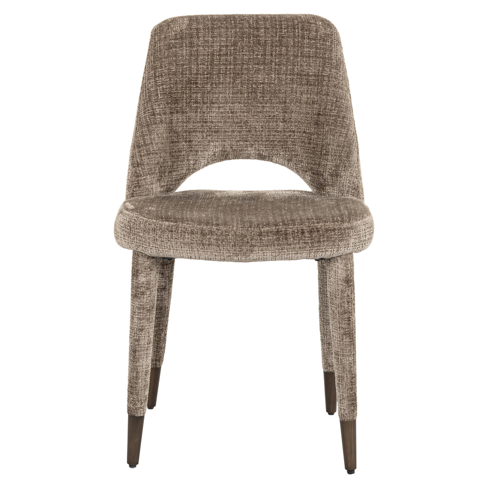 Scaun dining Cecilia, niagara stone (set de 2), ignifug