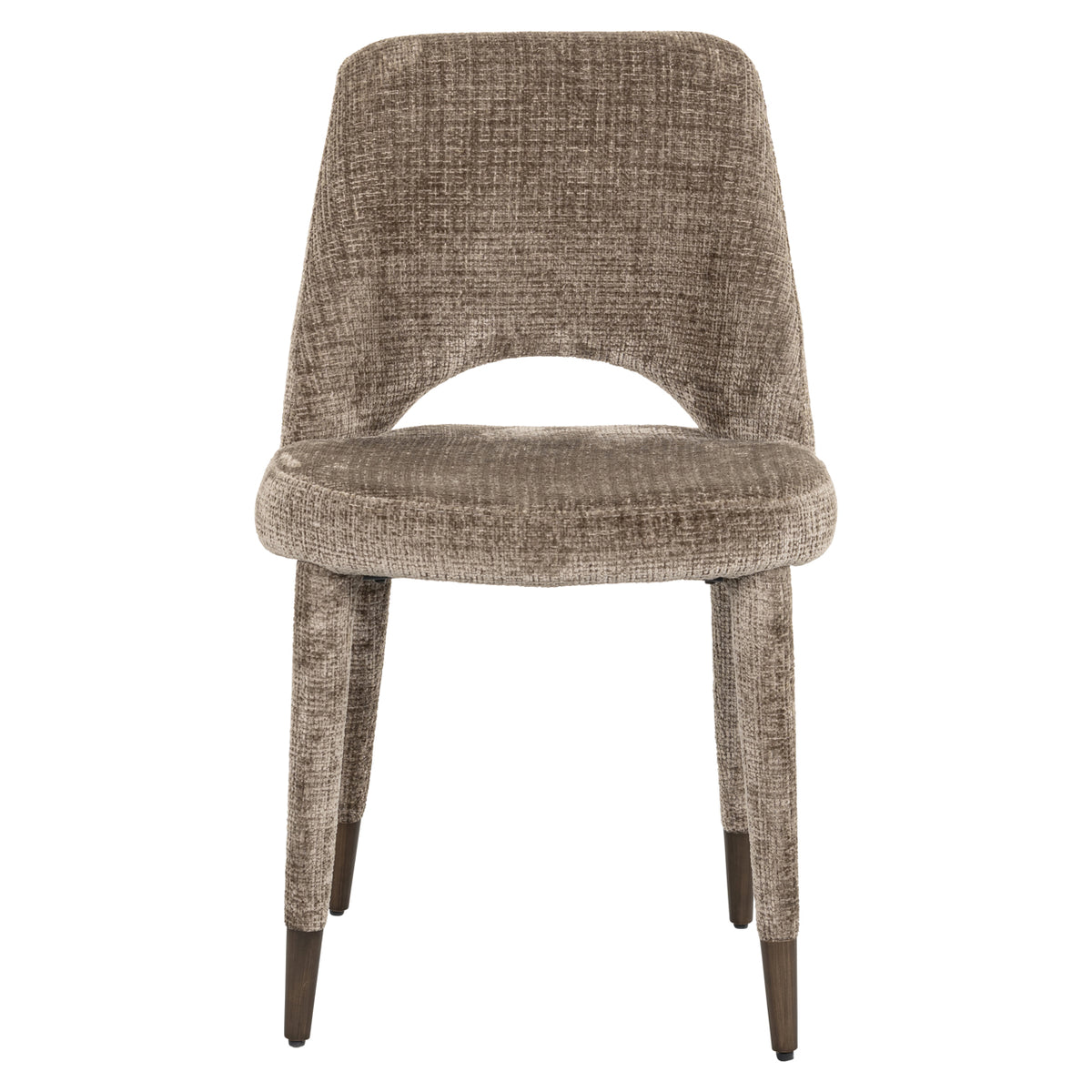 Scaun dining Cecilia, niagara stone (set de 2), ignifug