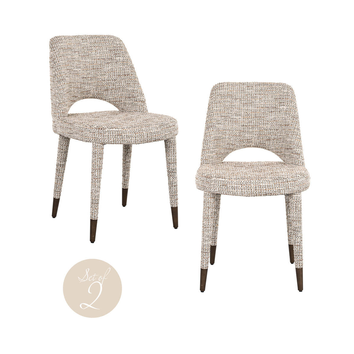 Scaun dining Cecilia, trendy nature (set de 2)