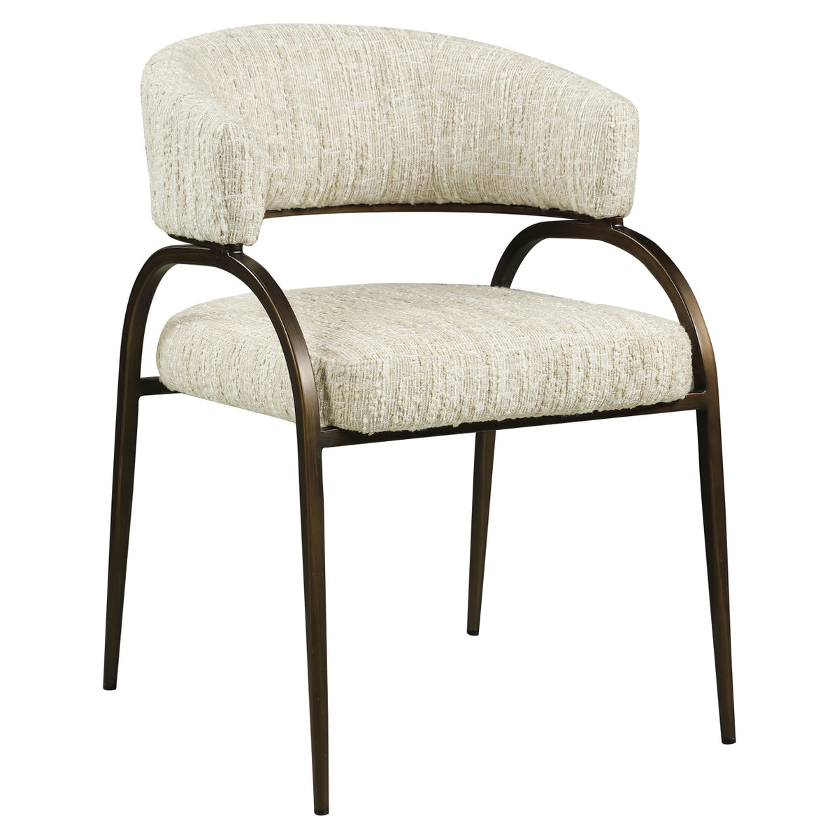 Scaun dining Charda, angora bej