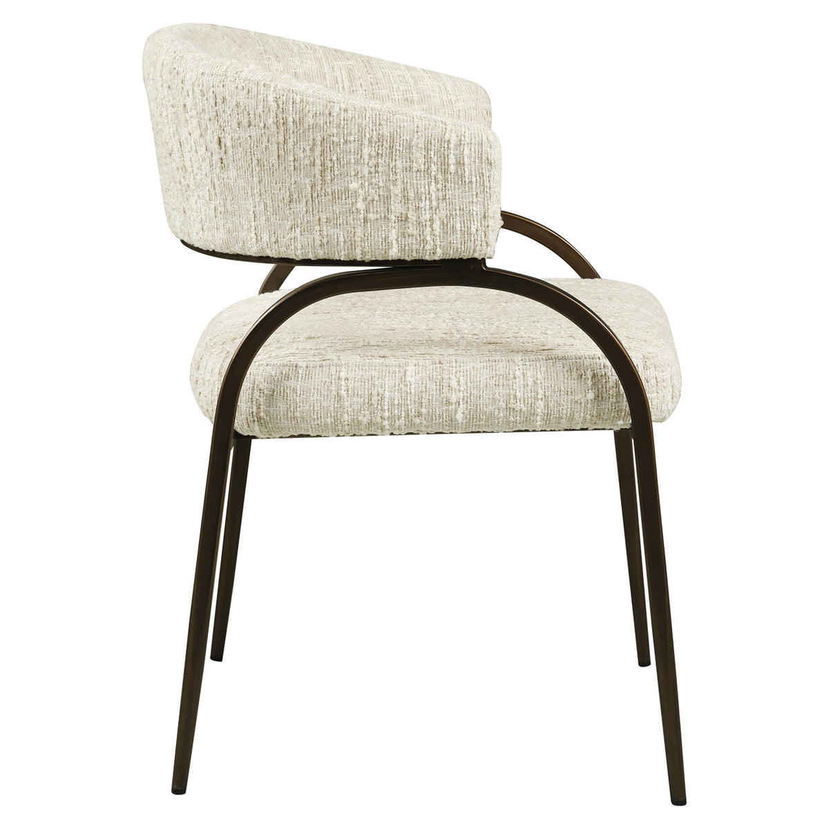 Scaun dining Charda, angora bej