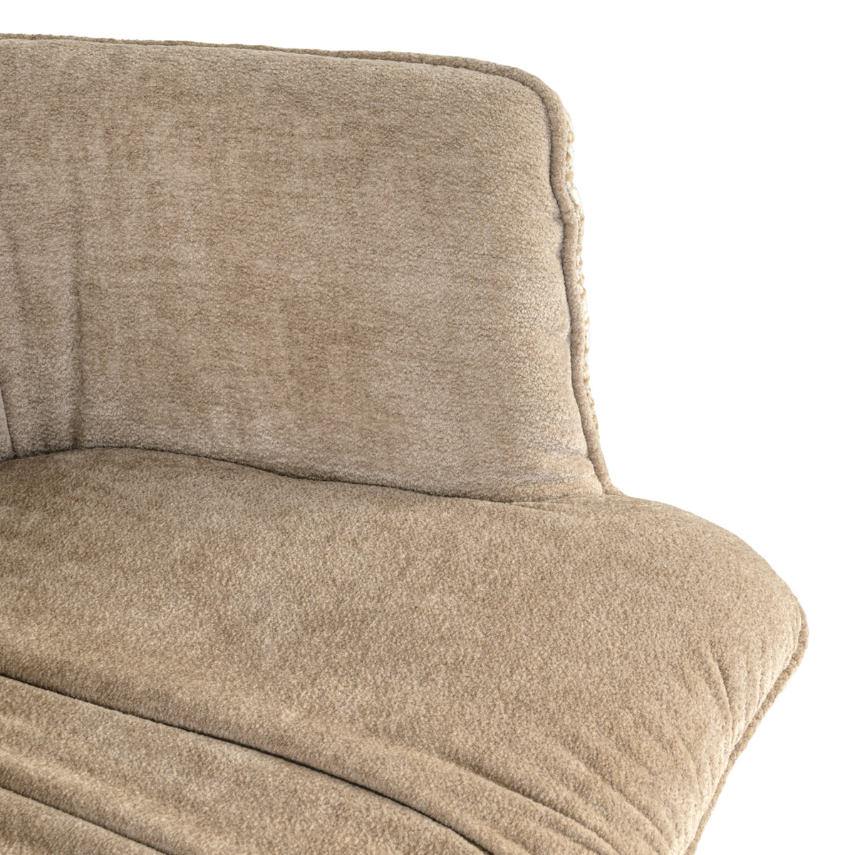 Scaun dining Chase, blockweave crem, rotativ