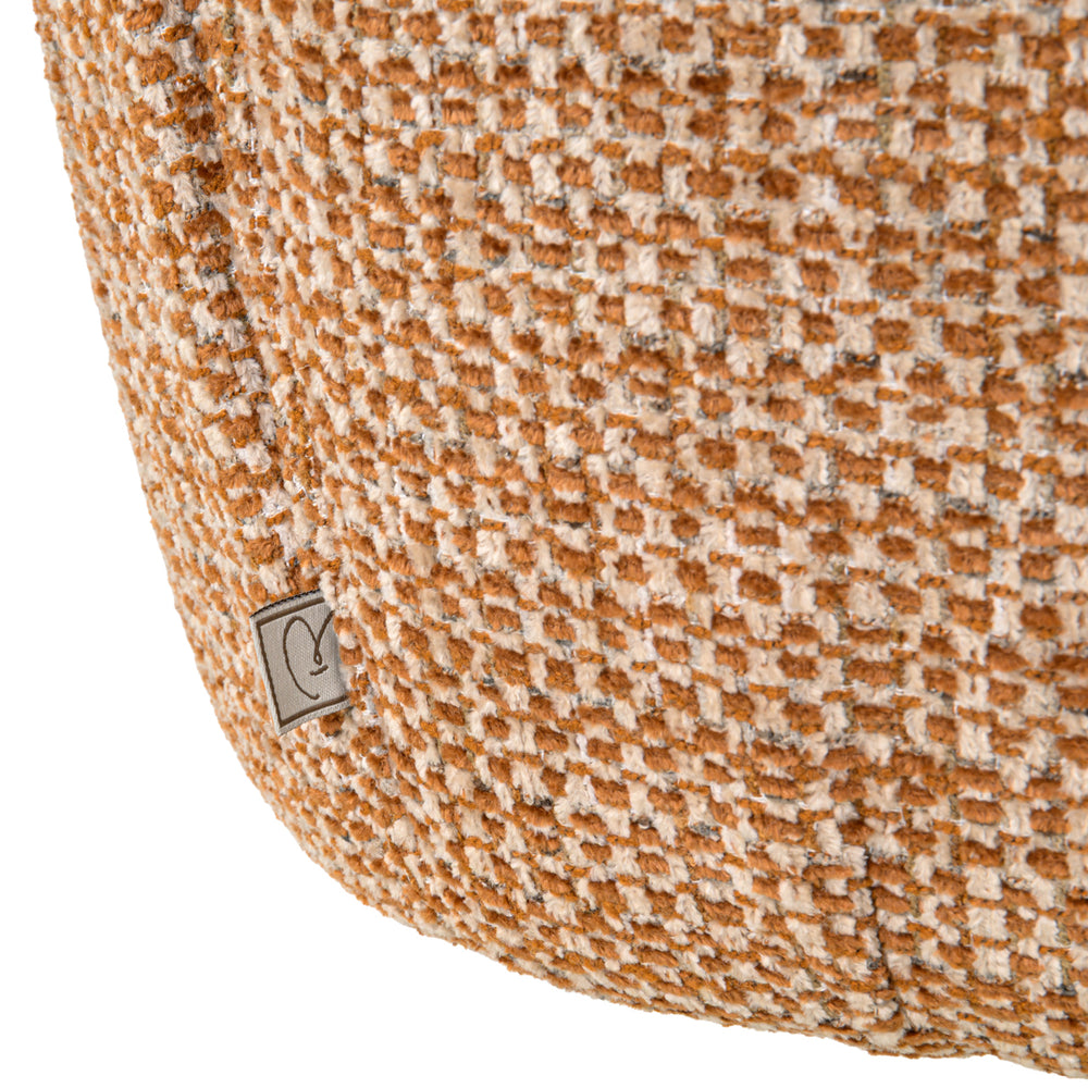 Scaun dining Chase, ginger jacquard, rotativ