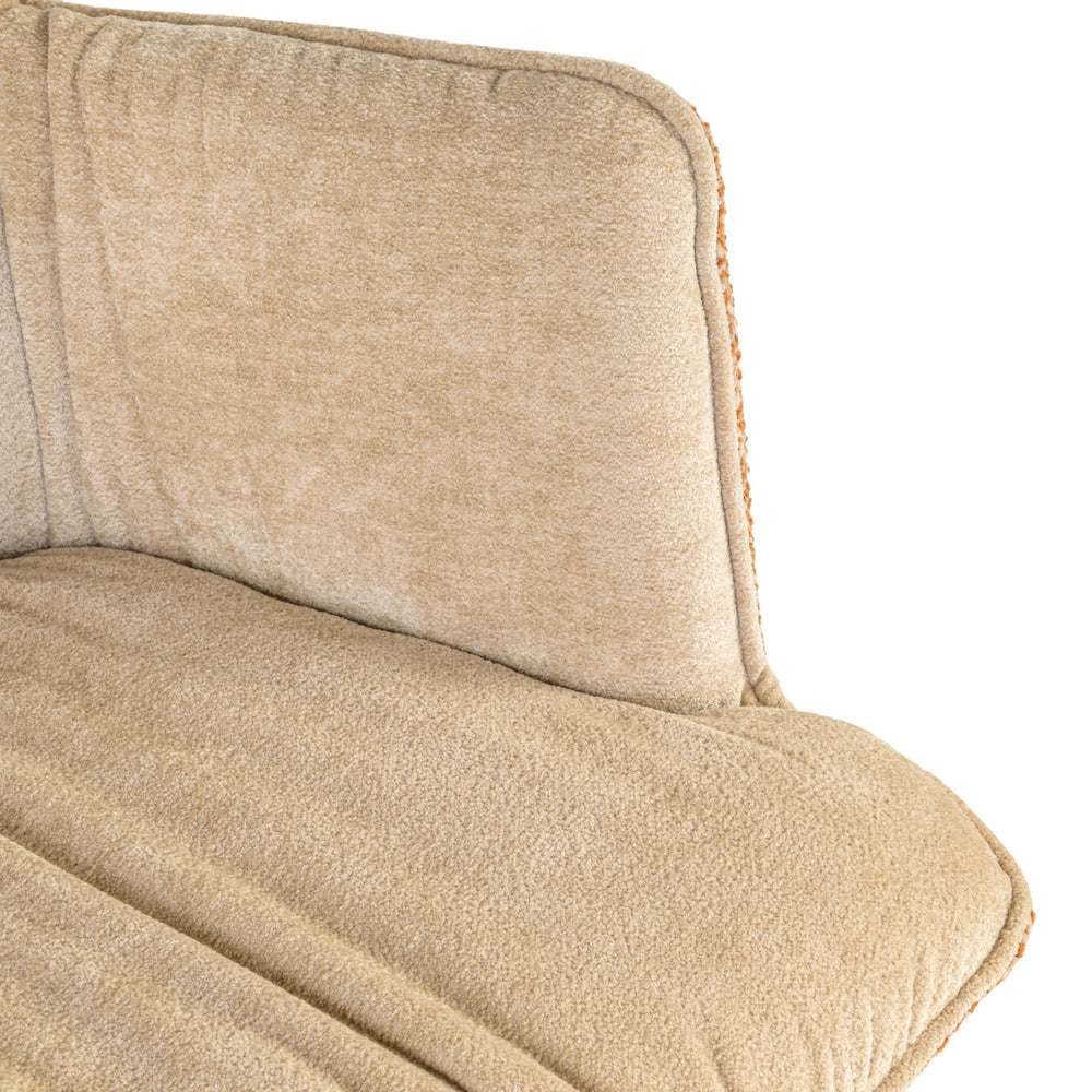 Scaun dining Chase, ginger jacquard, rotativ