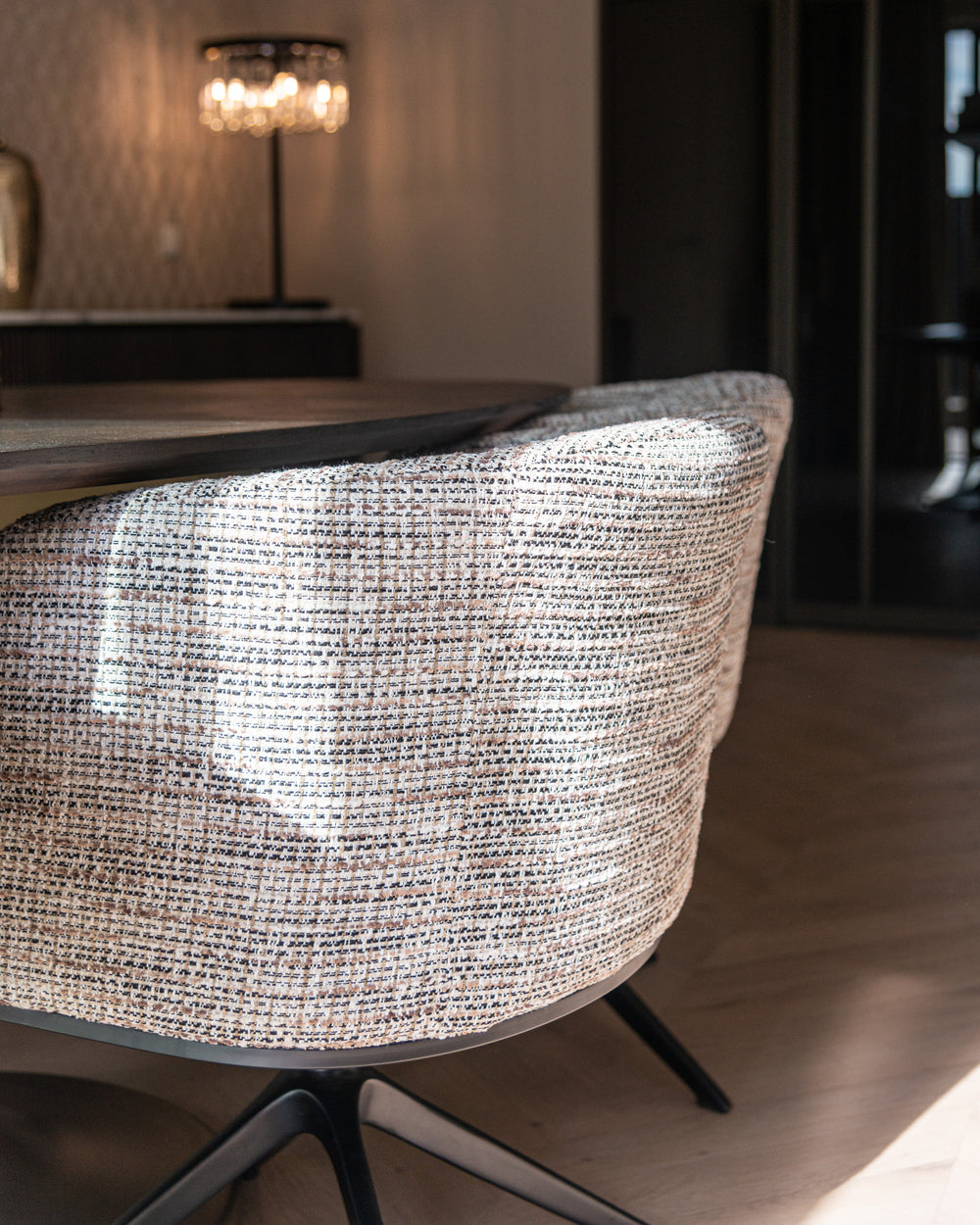 Scaun dining Cheyenne, trendy nature, rotativ – ambient