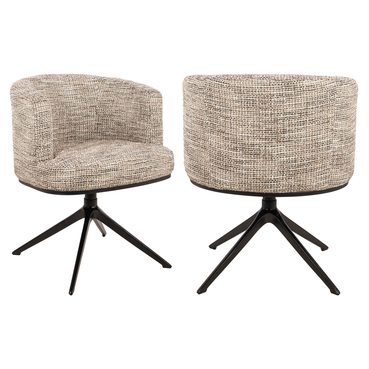 Scaun dining Cheyenne, trendy nature, rotativ