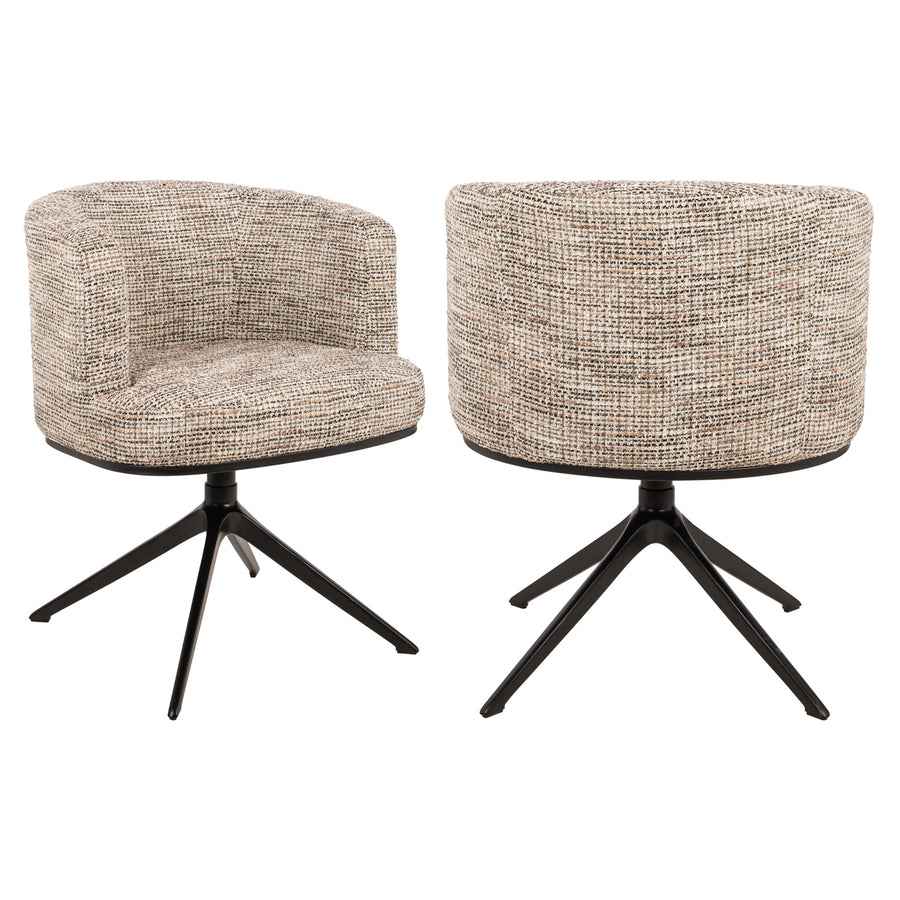 Scaun dining Cheyenne, trendy nature, rotativ