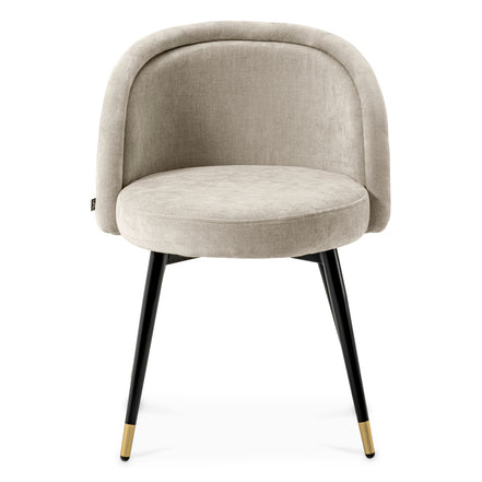 Scaun dining Chloé, Clarck nisip, set de 2