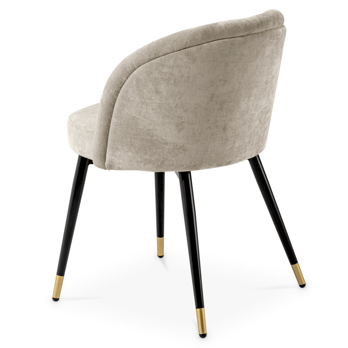 Scaun dining Chloé, Clarck nisip, set de 2