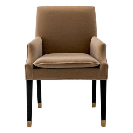 Scaun dining Clayton, Morris Merino camel