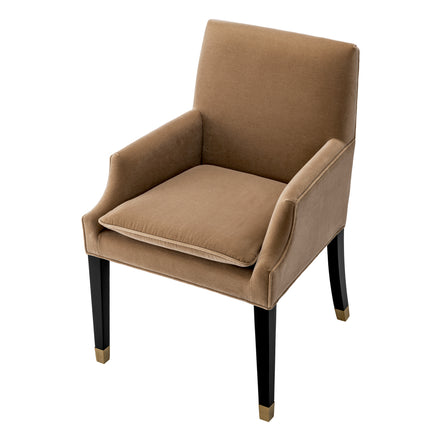 Scaun dining Clayton, Morris Merino camel