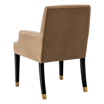 Scaun dining Clayton, Morris Merino camel