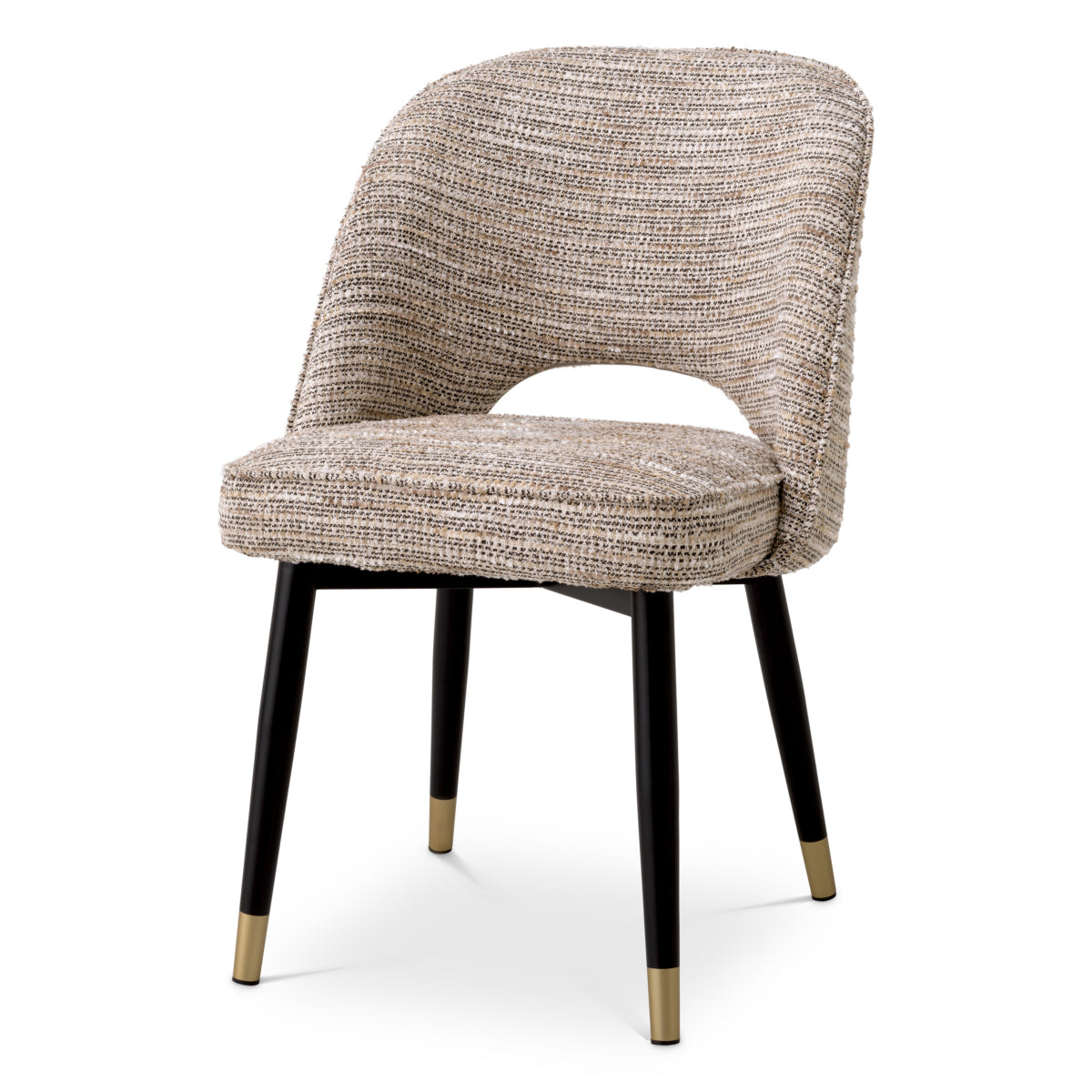 Scaun dining Cliff, Mademoiselle bej, set de 2