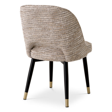 Scaun dining Cliff, Mademoiselle bej, set de 2