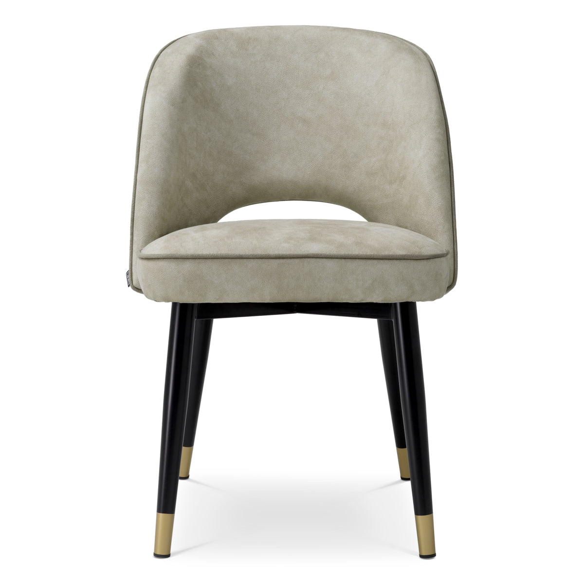 Scaun dining Cliff, Mayer argintiu, set de 2