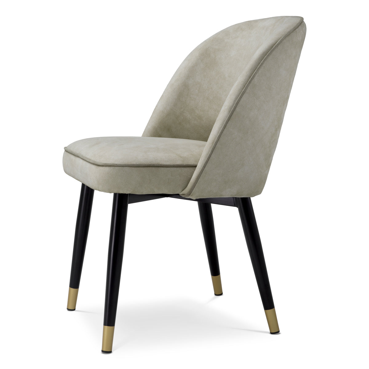Scaun dining Cliff, Mayer argintiu, set de 2