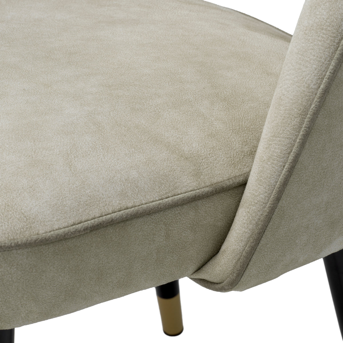 Scaun dining Cliff, Mayer argintiu, set de 2
