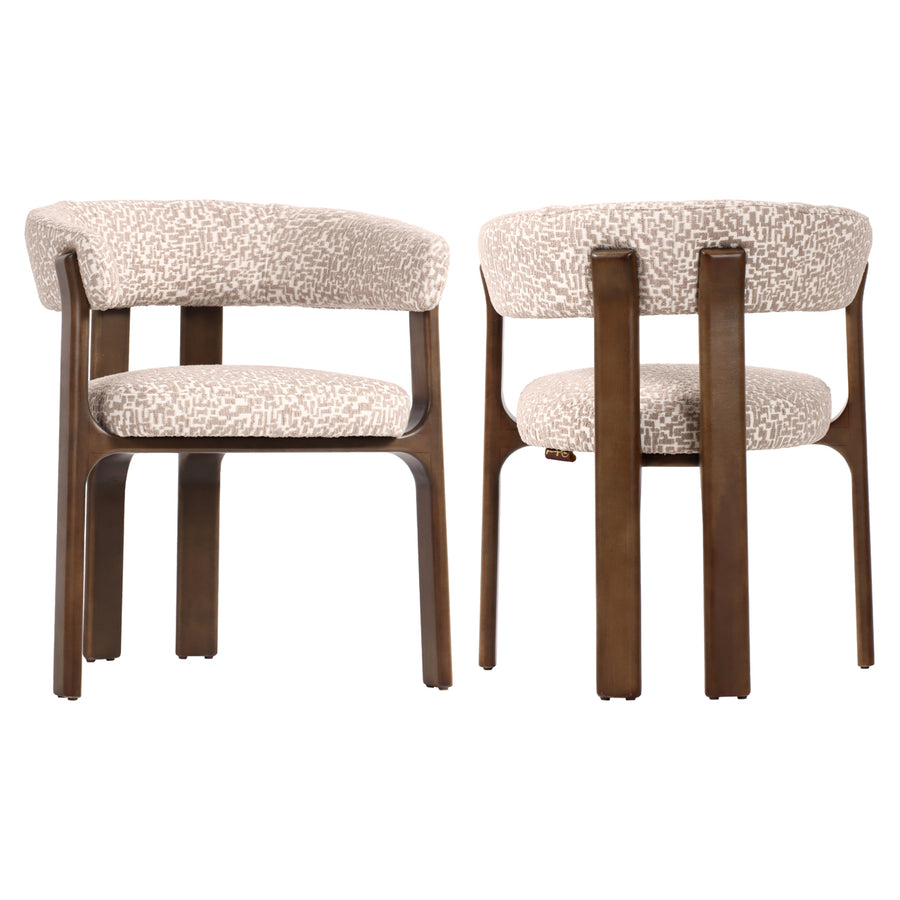 Scaun dining Contigo, geo natural