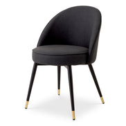 Scaun dining Cooper, piele ecologică gri, set de 2