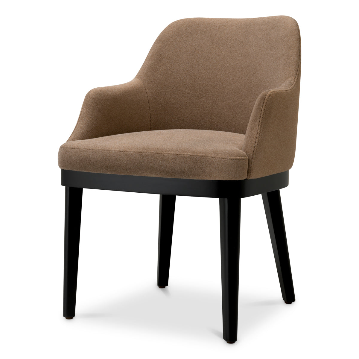Scaun dining Costa cu raft, Sabino maro