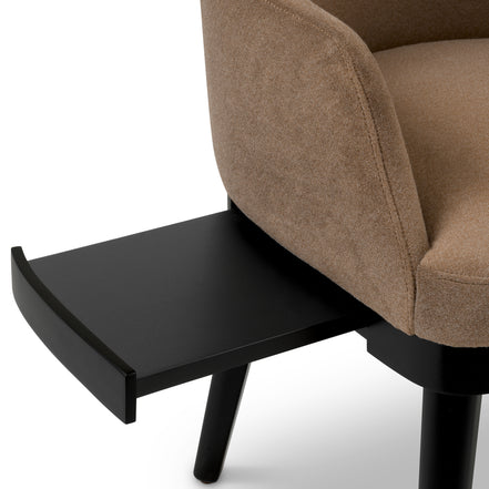 Scaun dining Costa cu raft, Sabino maro
