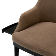 Scaun dining Costa cu raft, Sabino maro