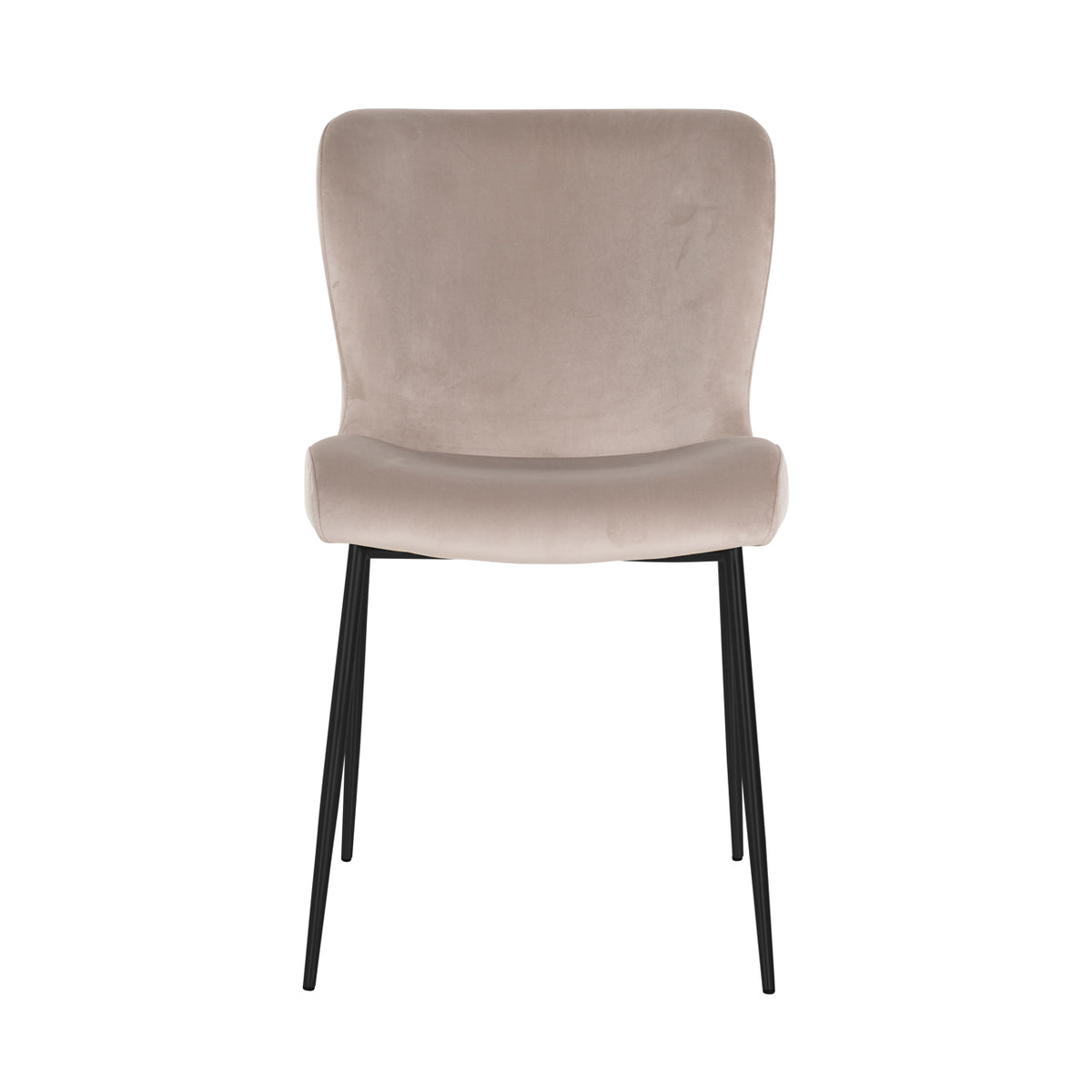 Scaun dining Darby, catifea kaki, ignifug (set de 2)