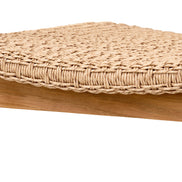 Scaun dining de exterior Donato, tec natural, ratan sintetic