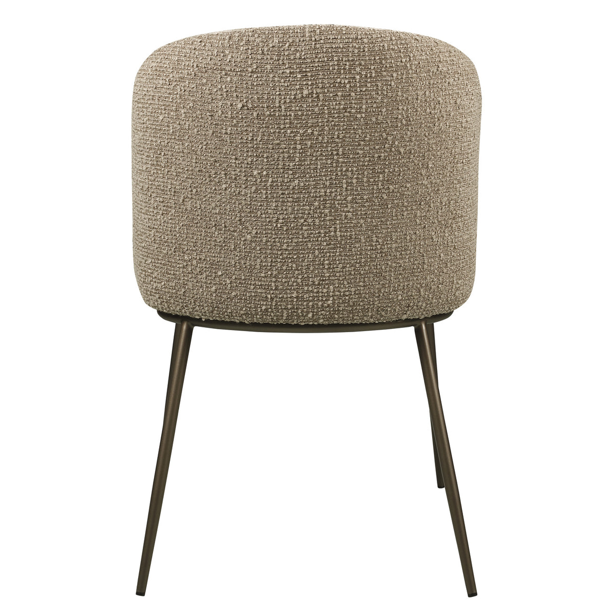 Scaun dining Elvi, chunky moca, ignifug (set de 2)