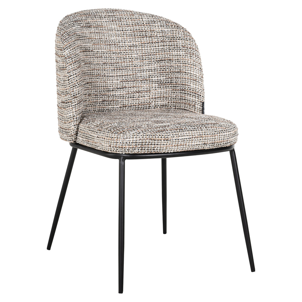 Scaun dining Elvi, trendy nature, ignifug (set de 2)