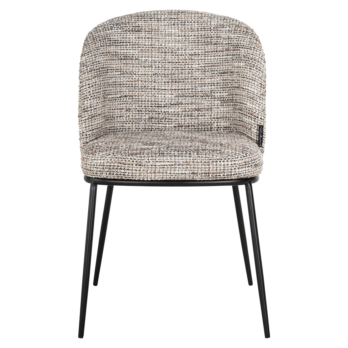 Scaun dining Elvi, trendy nature, ignifug (set de 2)