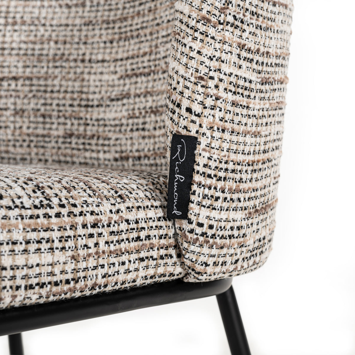 Scaun dining Elvi, trendy nature, ignifug (set de 2)