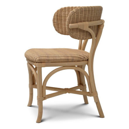 Scaun dining Ewan, ratan natural